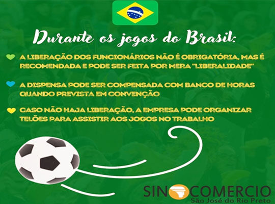 Dia de jogo do Brasil na copa será feriado? Posso sair pra ver o jogo? -  Sindicato Construção Civil de Rib.Preto